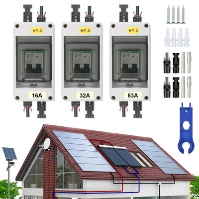 SROCHN DC Solar Trennschalter PV Solarpanel Leistungsschalter Leitungsschutzschalter
