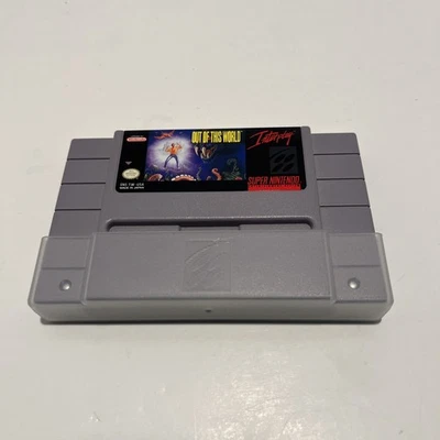 Out of This World SNES (Super Nintendo Entertainment System) Fast Shipping - Image 1 of 4