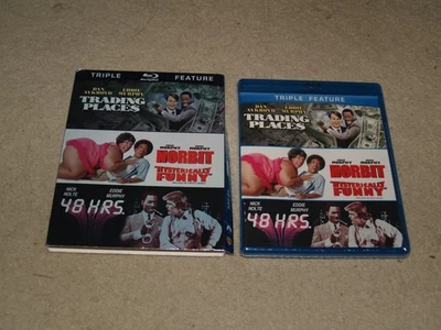 Trading Places / Norbit / 48 Hrs. ( Blu-ray Disc, 2013, 3-Disc Set) w/ slipcover Foto 1 de 4