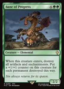 MTG - BANE OF PROGRESS - Final Fantasy Com (R) - Bild 1 von 1