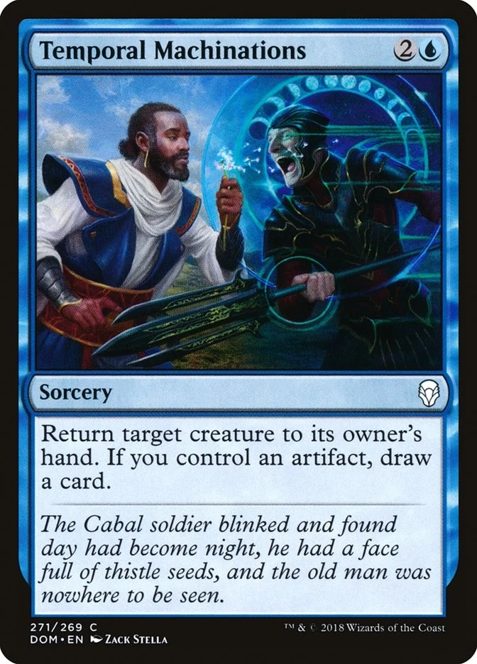 Temporal Machinations [Dominaria] (DOM 271) Near Mint - Image 1 of 1