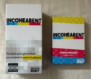 What Do You Meme? Incohearent Card Game PLUS EXPANSION L@@K! - Picture 1 of 7