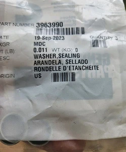 (3-Pk) Cummins Sealing Washer 3963990 OEM NOS 3963990 FREE 1ST CLASS SHIPPING  - Bild 1 von 4
