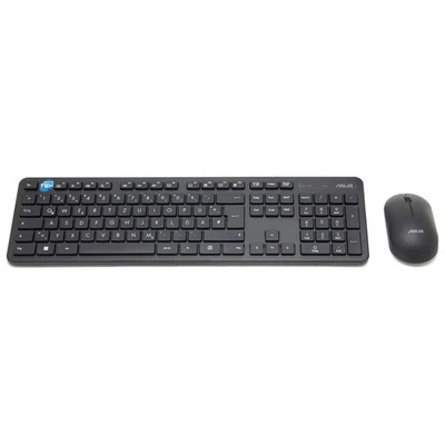 ASUS CW100 Kit Souris Et Clavier sans Fil Layout Allemand Qwertz De Noir Wifi _ - Image 1 of 4