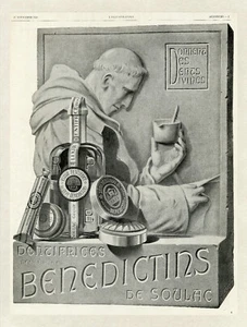 "DENTIFRICES BENEDICTINS DE SOULAC" Annonce origin entoilée L'ILLUSTRATION 1928 - Picture 1 of 1