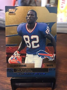 2000 Revolution Football Card #107 Kwame Cavil Rookie #251/300 Buffalo Bills - Picture 1 of 2