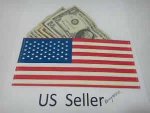 New American Flag Money Bi-Fold card holder ultra thin Wallet BUY 2 GET 1 FREE - Picture 1 of 8