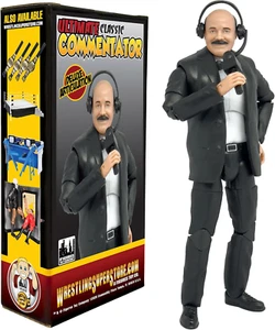 Wrestling Ultimate Classic Announcer Commentator Figure with Deluxe Articulation - Picture 1 of 4