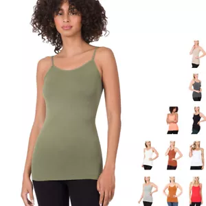 Zenana Seamless Spaghetti Camisoles Adjustable Straps - Picture 1 of 12