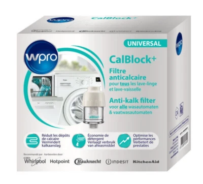 WPRO® Calblock+ CAL100 - Filtre  anti-calcaire Machine à Laver/Lave Vaisselle - Photo 1/4