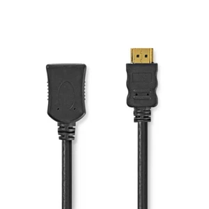 1m HDMI Kabel mit Ethernet HDMI Stecker - HDMI Buchse Verlängerungskabel - Bild 1 von 2