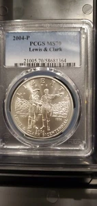 Blazer! 2004-P PCGS MS70 Lewis and Clark Commemorative Dollar - Picture 1 of 2