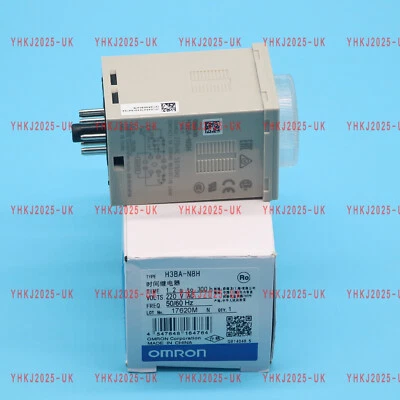 1PC NEW OMRON Timer relay H3BA-N8H H3BAN8H 220V AC IN BOX FREE SHIPPING - Image 1 of 4