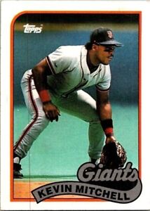 Kevin Mitchell Giants 189 Topps 1989 Baseball Card