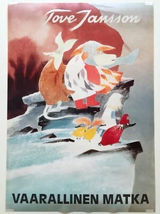【POSTER]  TOVE JANSSON VAARALLINEN MATKA 41x59cm DANGEROUS JOURNEY moomin mug - Picture 1 of 5
