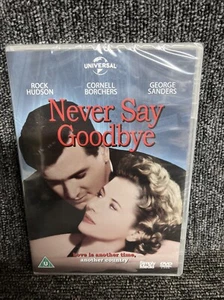 NEVER SAY GOODBYE (ROCK HUDSON) [REGION 2 DVD] NEW & SEALED Freepost In Uk - Picture 1 of 2
