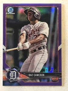 2018 Daz Cameron Bowman Chrome Prospects Purple Refractors #BCP-226 174/250 - Picture 1 of 3