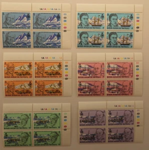 1980 BRITISH ANTARCTICA TERRITORY 6 BLOCKS MNH #76-81 - Picture 1 of 6
