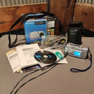 Sony DSC-P30 Cyber-Shot Digital Still Camera *Works! In Box, As-Is* No Memory St - Picture 1 of 24