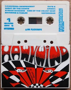 HAWKWIND - INDEPENDENT DAYS 2 (FLICKKNIFE SHARP036C) 1986 UK CASSETTE TAPE PROG - Picture 1 of 3