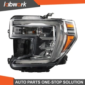 Labwork Headlight For 2019-2021 GMC Sierra 1500 Halogen w/o LED Signa Left Side - Picture 1 of 17