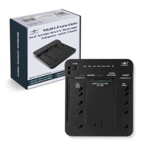 Vantec CB-M2NVME-C3 Multi-Function M.2 NVMe Driver SATA Adapter w Clone Software - Picture 1 of 6