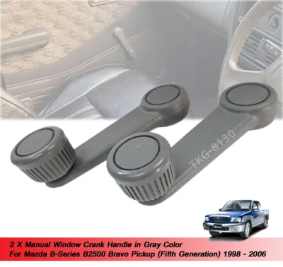 Window Crank Handle Fits Mazda B2500 Bravo Pickup 1998 - 2003 2004 2005 2006 - Image 1 of 4