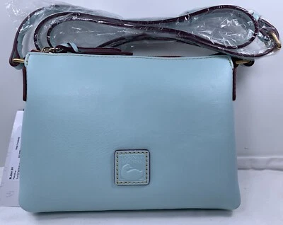Dooney & Bourke Florentine Rosie  Crossbody Pale Blue Color - Image 1 of 4