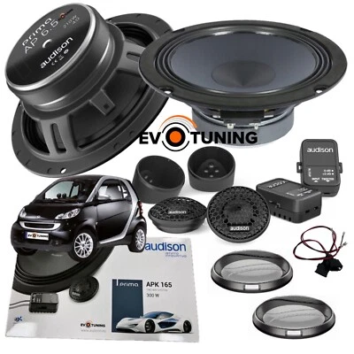 Set Casse Altoparlanti Audison Prima APK165 per Smart Fortwo 451 con GRIGLIE - Immagine 1 di 4