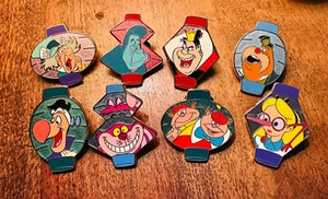 ALICE WONDERLAND LANTERNA COMPLETA 8 PIN CAPPELLAIO MATTO BRUCO DISNEYLAND - Foto 1 di 8