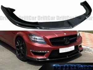 TYPE V CARBON FIBER FRONT LIP FOR 2011 2012 2013 2014 BENZ W218 CLS63 - Picture 1 of 4