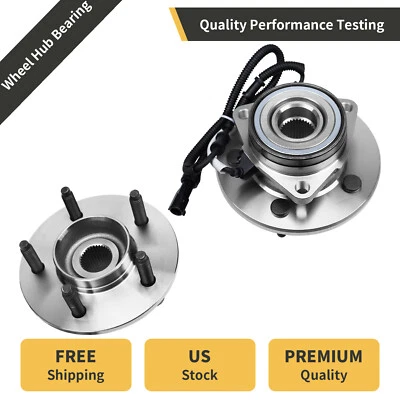2 Front Wheel Bearings for 2000-2003 Ford F-150 4WD ABS Wheel Bearings & Hub Set - Image 1 of 4
