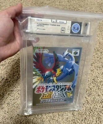 Pokemon Stadium 2 Gold & Silver N64 Japanese Sealed WATA 9.6 Graded Video Game - Image 1 of 4