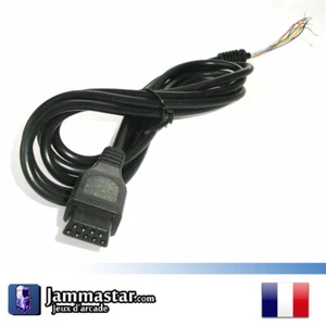 Câble manette Sega Megadrive - Joystick replacement cable wire - Atari Commodore - Imagen 1 de 1