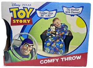 Disney Pixar Comfy Throw With Sleeves Toy Story To The Rescue Toddler 38" X 30" - Picture 1 of 9