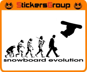 ADESIVO SNOW BOARD EVOLUTION PER AUTO SCOOTER TUNING NEW - Foto 1 di 1