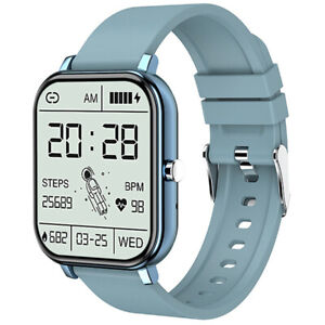 Montre-bracelet pour hommes fréquence cardiaque tracker de fitness Bluetooth Call Touch filles