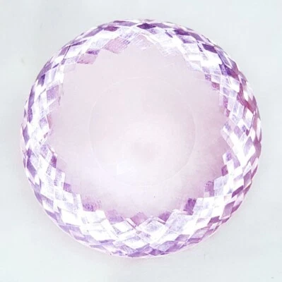 Loose Gemstone Pink Amethyst 140+ Ct Certified Transparent Round Cut Gems Z495 - Image 1 of 4