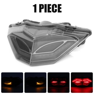 Luz de freno trasera LED intermitente para Kawasaki Ninja 250R 300 2013 2014 2015-2017 Foto 1 de 4