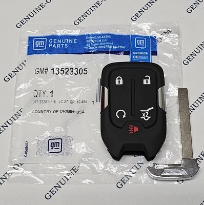 GMC Acadia 2020 transmisor llave inteligente llavero de entrada sin llave GM 13523305 HYQ1EA OEM Foto 1 de 3