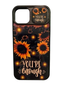 For iPhone 13 Pro Case OOK Shockproof Anti-Scratch Slim Sunset Sunflower Black - Picture 1 of 4