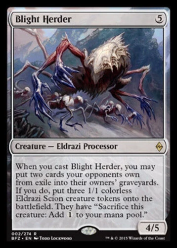 Blight Herder - Foil ~ Lightly Played Battle for Zendikar MTG Magic UltimateMTG  - Image 1 of 1
