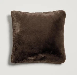 Einblenden zerdrückbares Kissen SCHOKOLADEN braun Neu 20"" x 20"" Einzelhandel $ 75 *lesen* - Bild 1 von 4