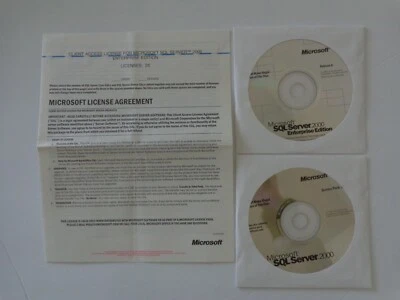 Microsoft SQL Server™ 2000 Enterprise Edition(New ! sealed CD +Key Code +25 CAL) - Image 1 of 4