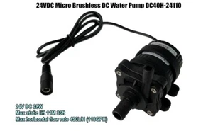 2 piezas bomba de agua pequeña 24 V CC, DC40H-24110,11M,450LPH ciclo de agua SYS sumergible - Imagen 1 de 12