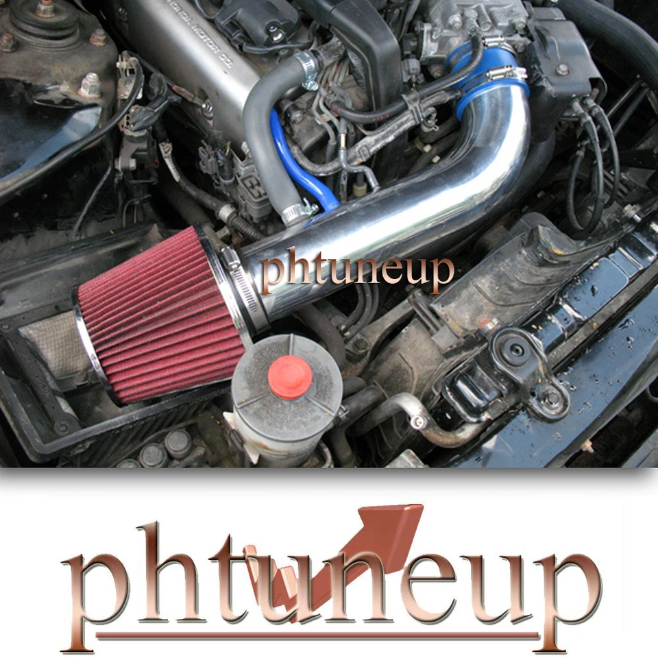 KIT DE ADMISIÓN DE AIRE AZUL 1996-1998 ACURA TL 3.2 3.2L SISTEMAS DE INDUCCIÓN FILTRO ROJO Foto 1 de 1