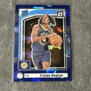 Tristen Newton RC SSP 2024-25 Donruss Optic Rated Rookie Preview Blue Ice #P-216 - Picture 1 of 2