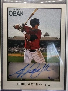2010 Tri-Star Obak Alex Liddi Autogramm Rookie Karte Mariners Auto RC #'d 7/25 - Bild 1 von 2
