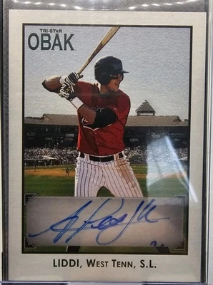 2010 Tri-Star Obak Alex Liddi AUTOGRAPH Rookie Card Mariners Auto RC #'d 7/25 - Image 1 of 2