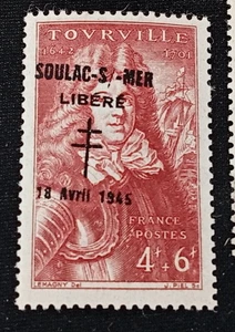 Local France 1944 Liberation overprint Soulac sur Mer MNH - Picture 1 of 1